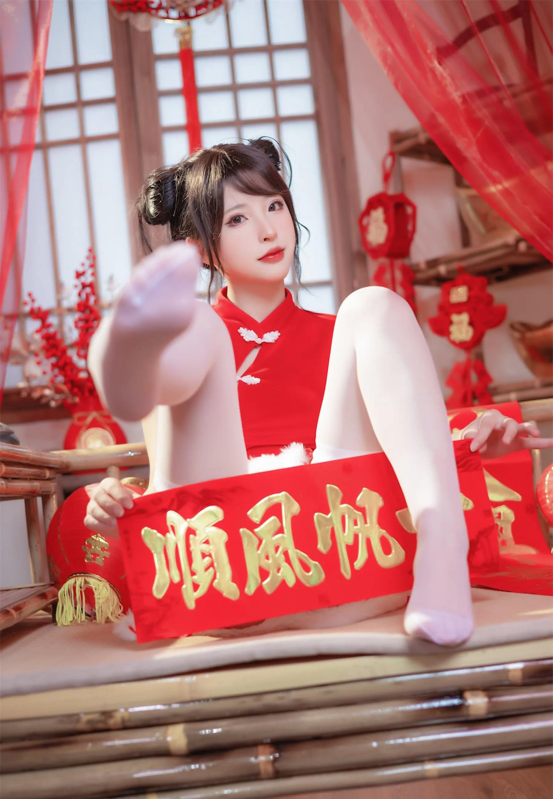 清水由乃 – NO.45 2023新年旗袍 [77P]插图4